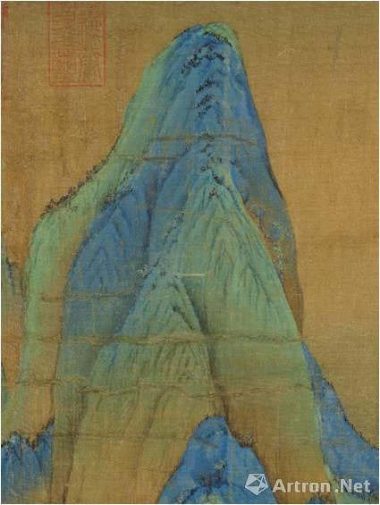 《千里江山图》的笔色结构